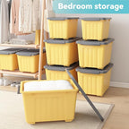 Nazhura Plastic Storage Bin, Stackable and Nestable Storage Boxes - Image 4
