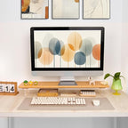 ROCDEER Bamboo Monitor Stand Riser - Image 9