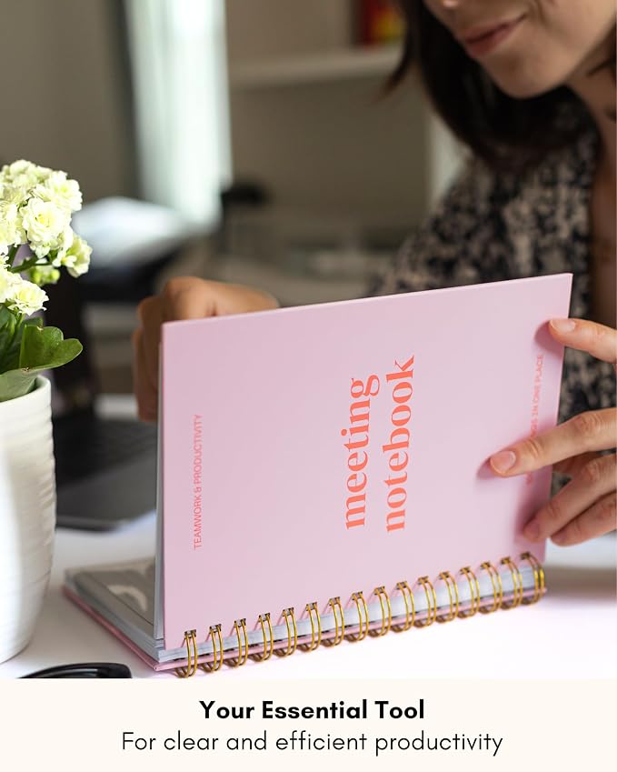 Lamare Meeting Notebook for Work Organization – Perfect Work Notebook for Note - Image 7
