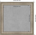 Amanti Art Silver Framed Magnetic Board 29x29 Medium Vision Board - Image 4
