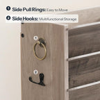 HOOBRO Wall File Organizer, Mail Organizer Wall Mounted, Wooden Mail Sorter - Image 7
