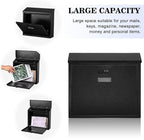 xydled Mail Boxes with Combination Lock, Locking Mailbox Wall Mounted, Security - Image 2