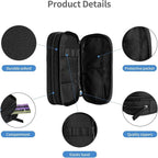 Large Storage Black Pencil Case Sports Pencil Box - Image 2