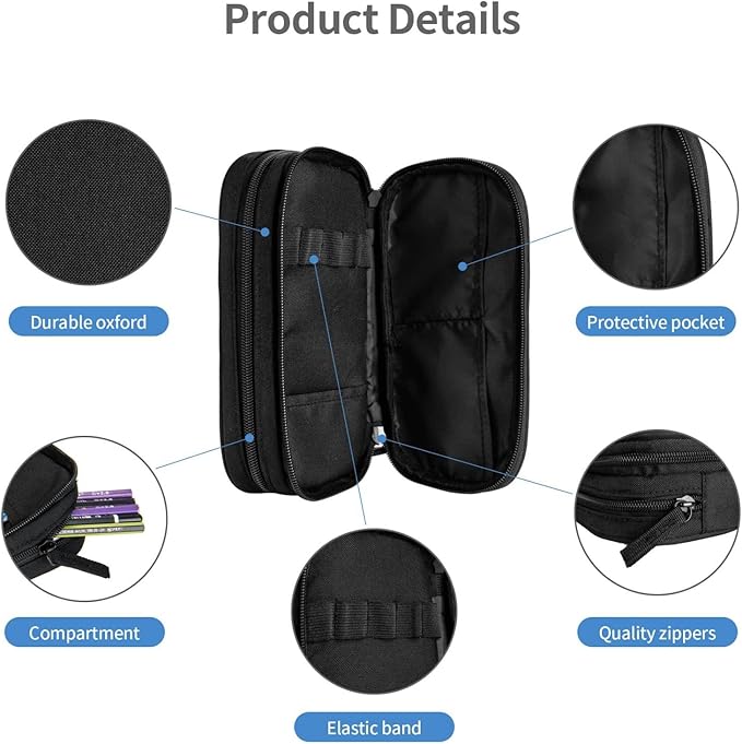 Pazacon Cute Initial Pencil Case - Image 3