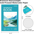Hapikalor 5.5"x8.5"Watercolor Small Sketchbook - Image 2