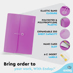 Accordion File Organizer 13 Pocket Expanding File Folder - Image 3