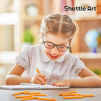 Shuttle Art 600 Pack #2 HB Mini Pencils, Wood-cased, Pre-sharpened - Image 7