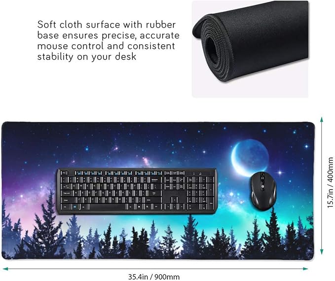CANFLASHION Gaming Mouse Pad, Large Mouse Pads - Image 2