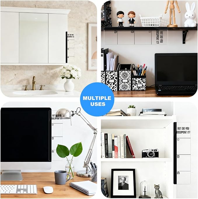 Computer Monitor Memo Board But Did You Document it? Logo Decor Monitor Message - Image 5