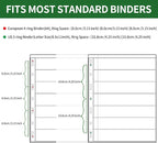5 Sheets 10 Pages Postage Stamp Album Pages, 7 Pockets 7.7x 1.35in Stamp - Image 3