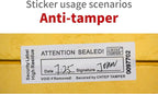 ChtepTamper 100 Pieces Total Transfer Tamper-Evident Stickers Security Labels - Image 4