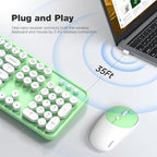 MOFII Wireless Keyboard and Mouse Combo, Computer Full Size 2.4G Plug and Play - Image 2