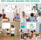 H-Qprobd 4' x 3' Whiteboard Dry Erase White Board - Image 5