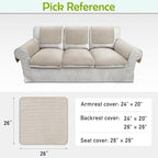 Couch Arm Covers, Sofa Arm Covers, Waterproof Armrest Cover - Image 6