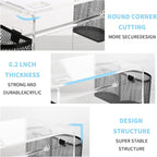 Label Roll Holder for Rolls and Fanfold Labels, Acrylic Label Holder for - Image 5