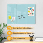Comix Magnetic Dry Erase Board, 6 Pack, 11.8 x 11.8 Inches, Modular Whiteboard - Image 3