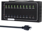 580W USB Charging Station, 20 Port Fast Charging Station by Yoodarmx