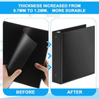 Henoyso 12 Pcs 3 Ring 1.5 Inch Binders Fits 8.5 x 11 Inch Letter Size Paper - Image 3