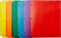 Amazon Basics Plastic 3 Hole Punch Folders by AmazonBasics