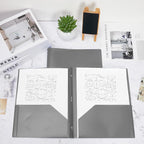 Lincia 100 Pcs Plastic Folders - Image 4