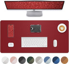 PU Leather Desk Pad Protector by AFIING
