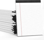24 Pack Legal Pads 8.5 x 11 White Note Pads 8.5 x 11 Notepads 8.5 x 11 Wide by Aidunmis