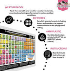 Outdoor Rated Plastic School Playground Communication Board - Image 4
