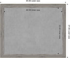Amanti Art Grey Framed Magnetic Board 37x45 X-Large Vision Board - Image 4