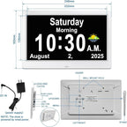 SSYA Dementia Clocks with Day and Date - Image 7