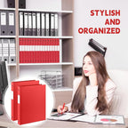 Henoyso 36 Pcs 3 Ring Binder 0.5 Inch Round Fits Letter Size 8.5'' x 11'' Paper - Image 6