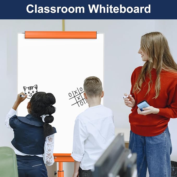 TSJ OFFICE Rolling Whiteboard Standing - Image 9