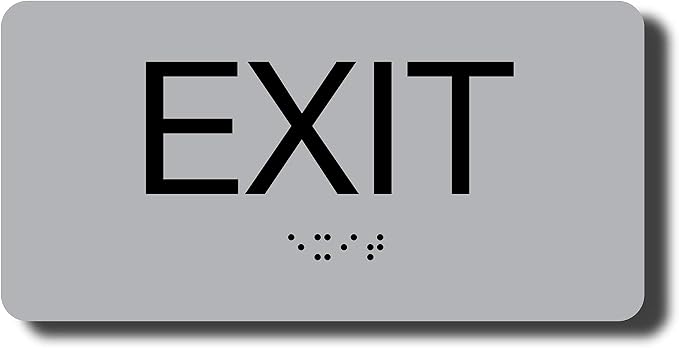 ADA Compliant Sign with Braille - Image 2