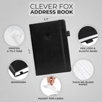 Clever Fox Address Book with alphabetic tabs - Image 2