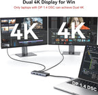 HODO USB C Docking Station Dual Monitor Adapter - Image 4