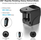 Electric Pencil Sharpener Heavy-Duty Helical Blade Sharpener - Image 3