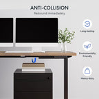 FLEXISPOT L Shaped Standing Desk, 63 x 55 Inch Electric Height Adjustable - Image 7