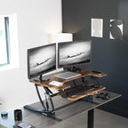 VIVO 36 inch Height Adjustable Stand Up Desk Converter, V Series, Quick Sit to - Image 2