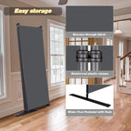 CHOSENM Room Divider, 6 Panel Folding Privacy Screens - Image 4