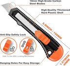 JOYUMY 20 Pack Utility Knife, Box Cutter Retractable, Box Knife - Image 5
