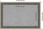 Amanti Art Grey Framed Magnetic Board 25x37 Large Vision Board - Image 2