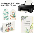 OcePor 50 Sheets Cream Cardstock Paper, Colored Printer Paper 8.5 x 11 - Image 5