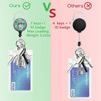 Raccoon Lanyards for Id Badges, Cute Badge Reel Heavy Duty - Image 5