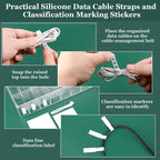 Cable Organizer Box with Lid, Charger Organizer - Image 4
