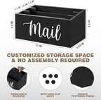 Mail Holder Countertop with 3-Slot, Mail Organizer - Image 3
