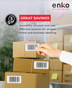 enKo 4" x 3" Labels for Zebra Desktop Printers - Image 5