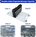 Double Side Tool Box Organizer, Hardware Storage Box, Portable Small Parts - Image 6