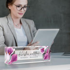 Personalized Name Plate for Desk Custom Acrylic Desk Name Plate Custom Employee - Image 2