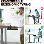 OUKMIC Large Keyboard Tray Under Desk Slide Out - Image 6