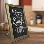 Excello Global Products Rustic Tabletop Chalkboard: Includes 4 Liquid Chalk - Image 6