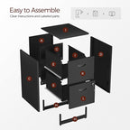 Kubohogar 2 Drawer File Cabinet - Image 6